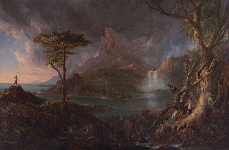 Thomas Cole A Wild Scene (mk13)